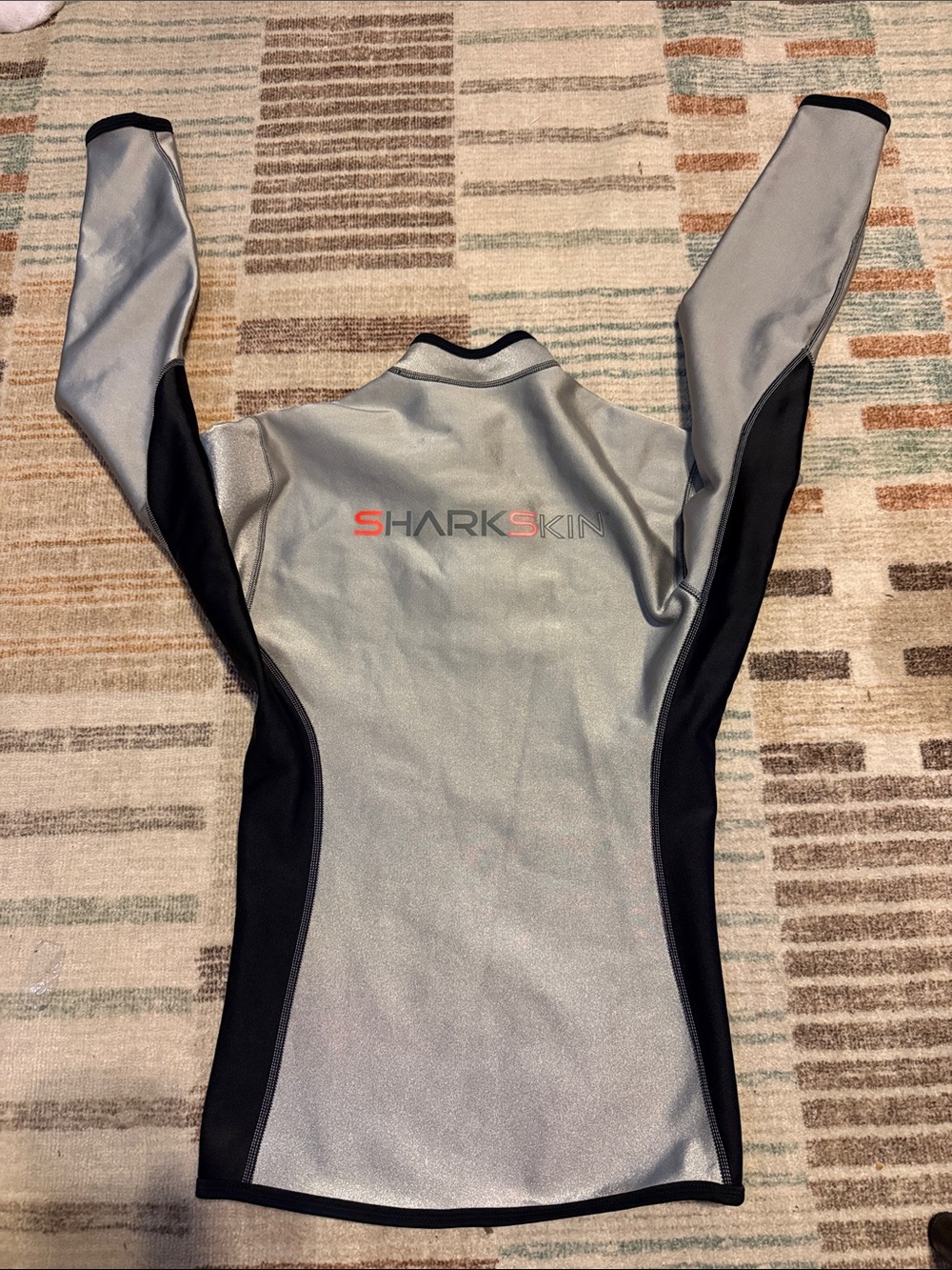 Sharkskin Chillproof Long Sleeve Chest zip water sports thermal top size S